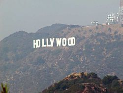 El famoso cartel de Hollywood